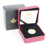 Royal Canadian Mint, Canada 2019 Centenary Gold Proof Sovereign, obv: Elizabeth II, rev: St George