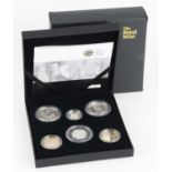 United Kingdom, The Royal Mint, The 2009 Family Silver Proof Collection, six coin set to include Kew
