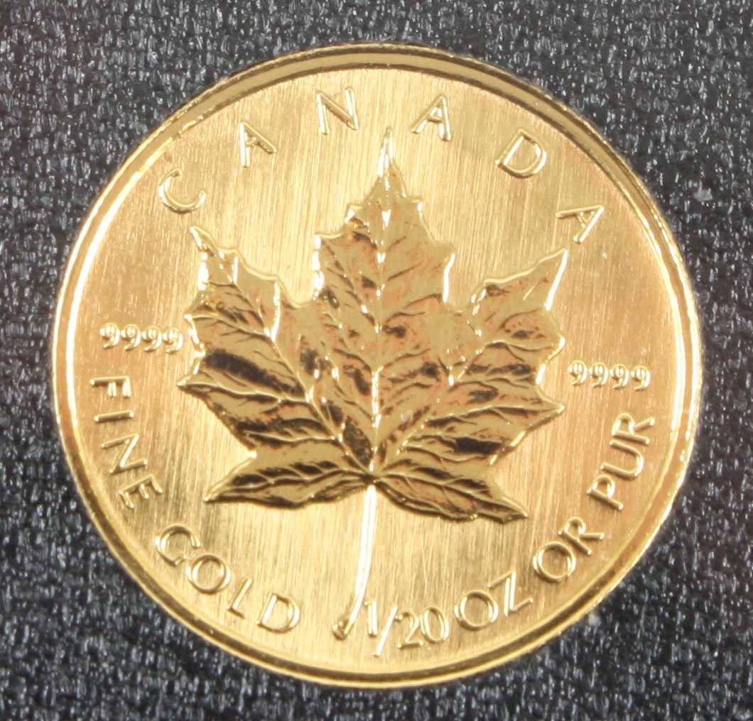Canada, 1995 The Gold Maple Leaf One Dollar, obv: Elizabeth II above denomination and date, rev: - Image 3 of 3