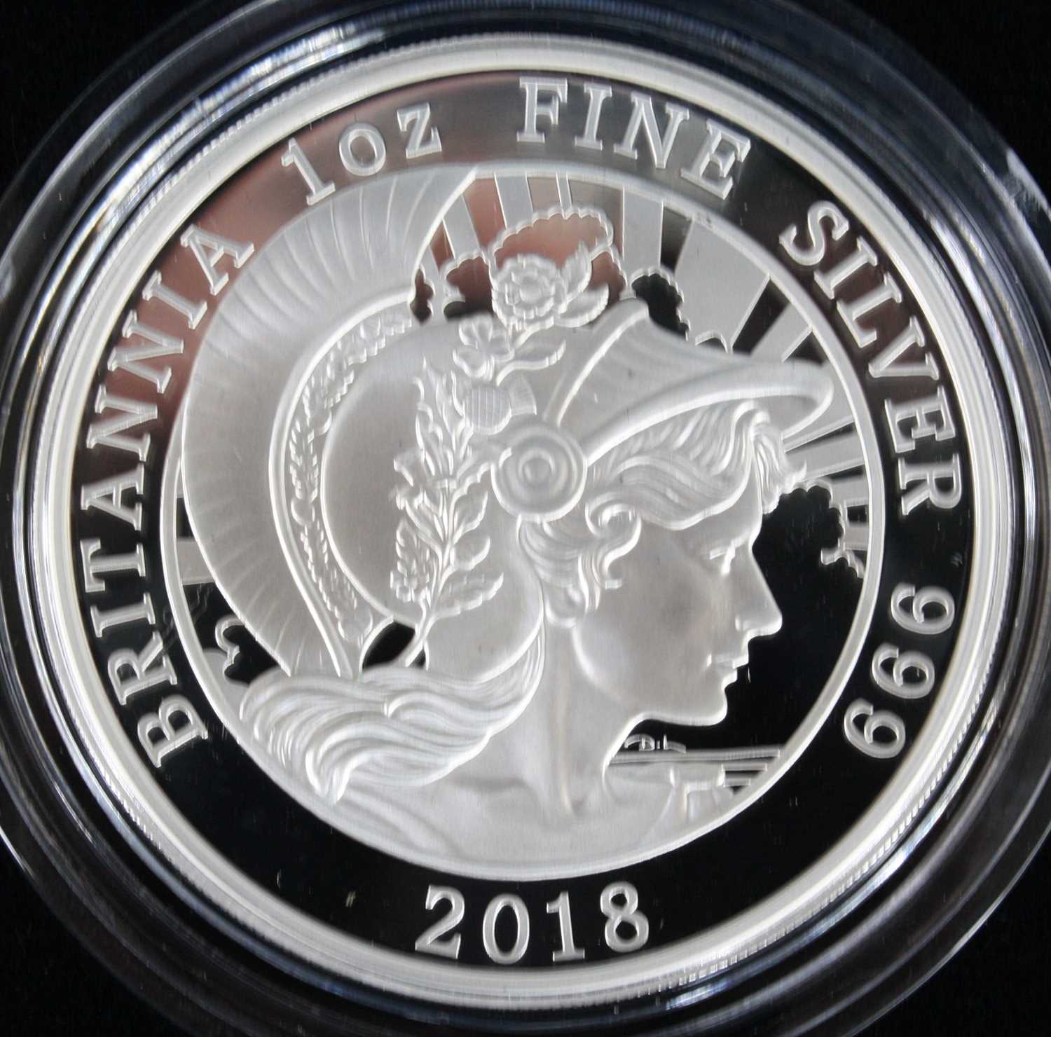 United Kingdom, The Royal Mint, Spirit of a Nation, The Britannia 2018 Six-Coin Silver Proof Set, - Image 2 of 2