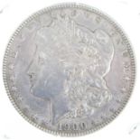 United States of America, 1881 Morgan dollar, obv: Liberty bust left above date, rev: eagle