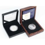 United Kingdom, The Royal Mint, The Platinum Wedding Anniversary 2017 £5 Silver Proof Coin, cased