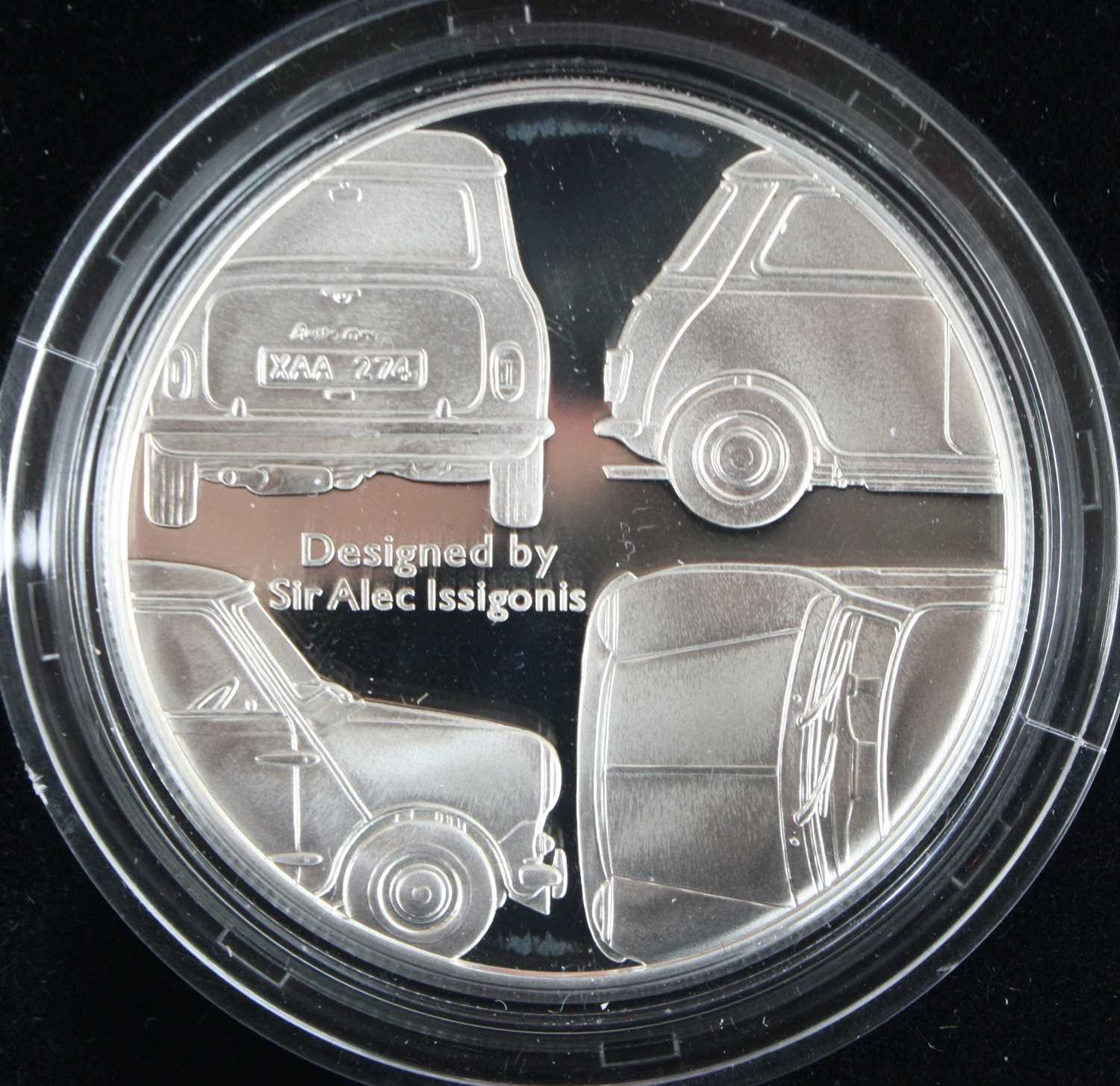 United Kingdom, The Royal Mint The 2009 50th Anniversary of the Mini £5 Four Coin Silver Proof - Image 2 of 2