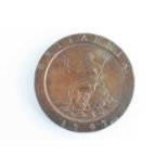 Great Britain, 1797 cartwheel two penny, Soho mint, George III laureate bust, rev; seated figure