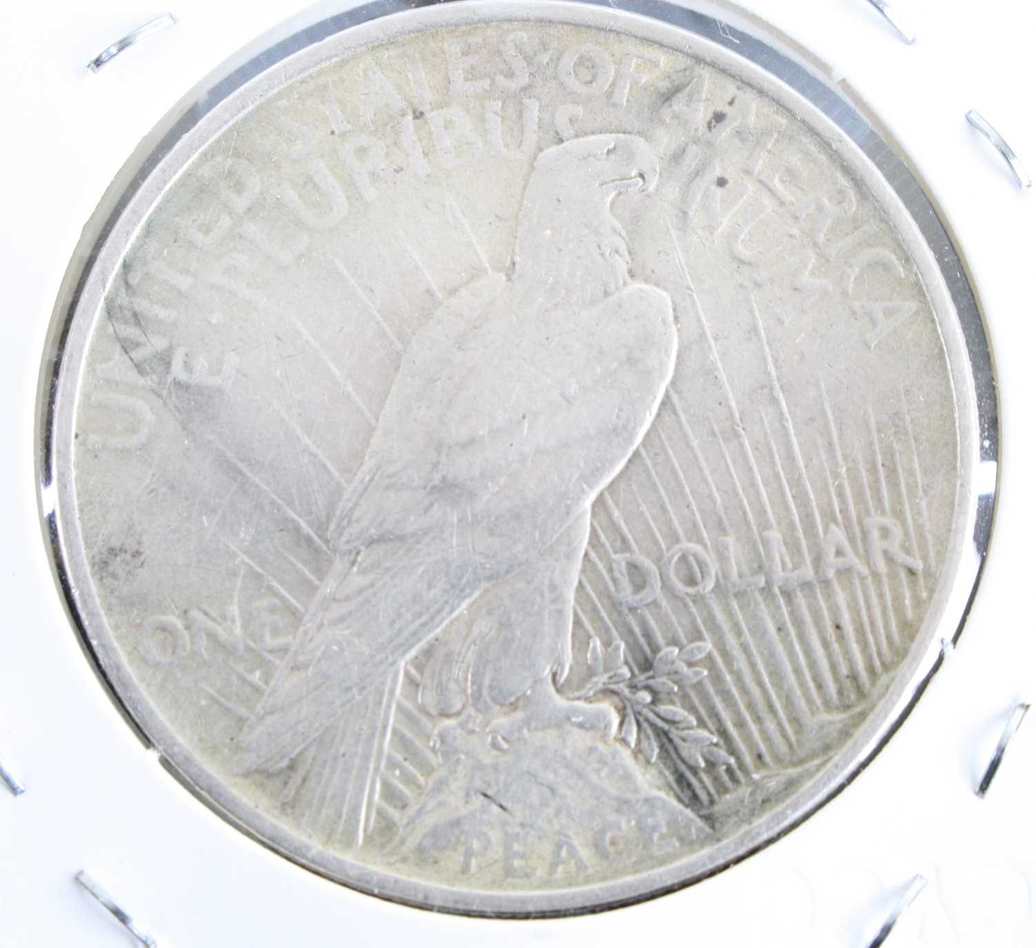 United States of America, 1922 Peace dollar, obv: Liberty bust left above date, rev: eagle - Image 2 of 4