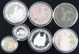 The Royal Mint, Golden Wedding Anniversary Silver Collection, a Solomon Islands silver proof $10,