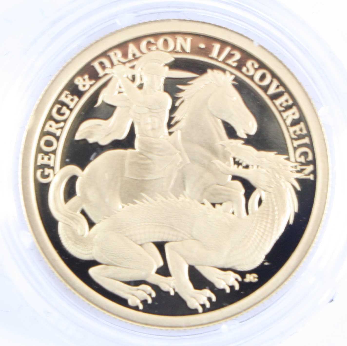 Hattons of London, The 2021 George and the Dragon 200th Anniversary Gold Sovereign Series, eight - Image 13 of 24