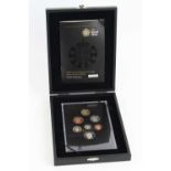 The Royal Mint, 2008 United Kingdom Coinage Royal Shield of Arms Proof Collection, seven coins one