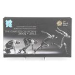United Kingdom, The Royal Mint, Countdown To London 2012 £5 Brilliant Uncirculated Coins, The