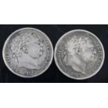 Great Britain, 1817 sixpence, George III laureate bust above date, rev:crowned quartered shield