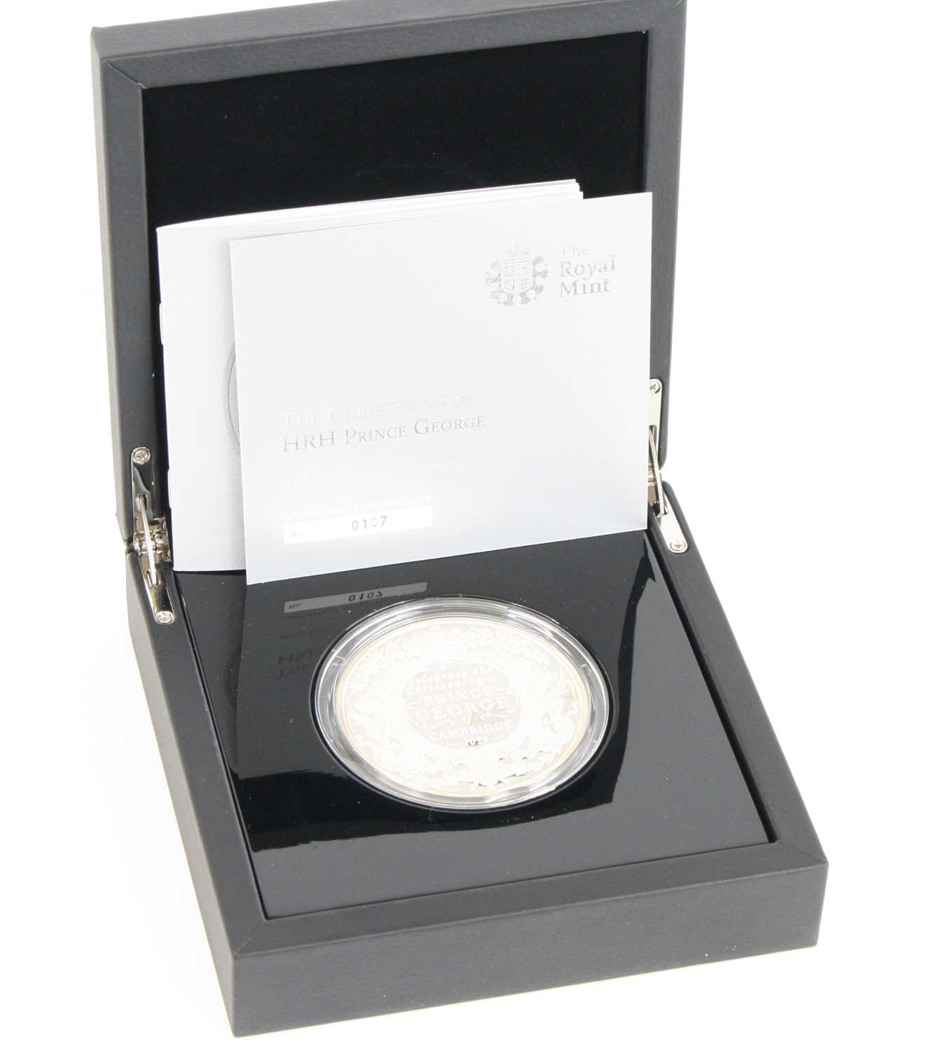 United Kingdom, The Royal Mint, The Christening of H.R.H. Prince George of Cambridge, 2013 Five-