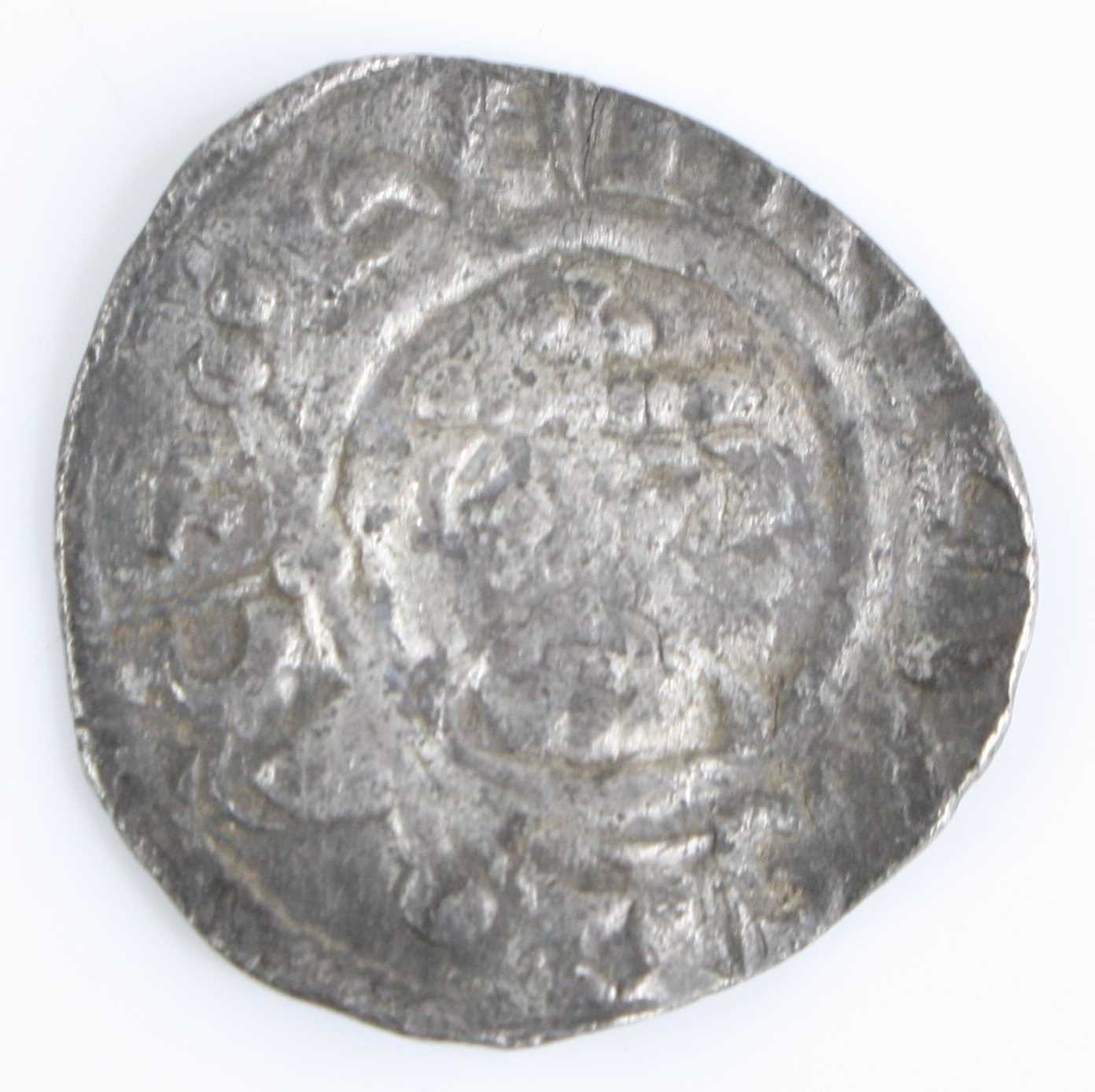 England, Henry II (1154-1189) penny, obv: crowned facing bust, rev: voided short cross with