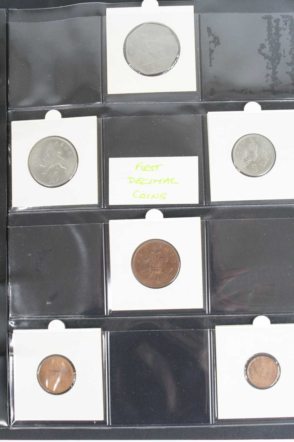 Great Britain, a Lindner folder of coins neatly arranged by year, many uncirculated to include 1937, - Image 6 of 15