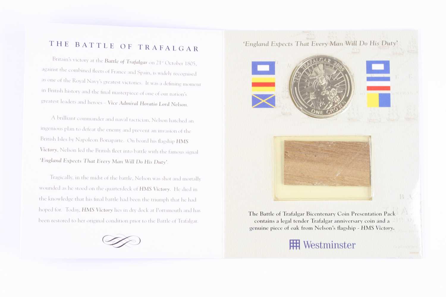 Westminster, The Battle of Trafalgar 2005 Bicentenary Coin Collection, a set of twenty-four silver - Bild 4 aus 4