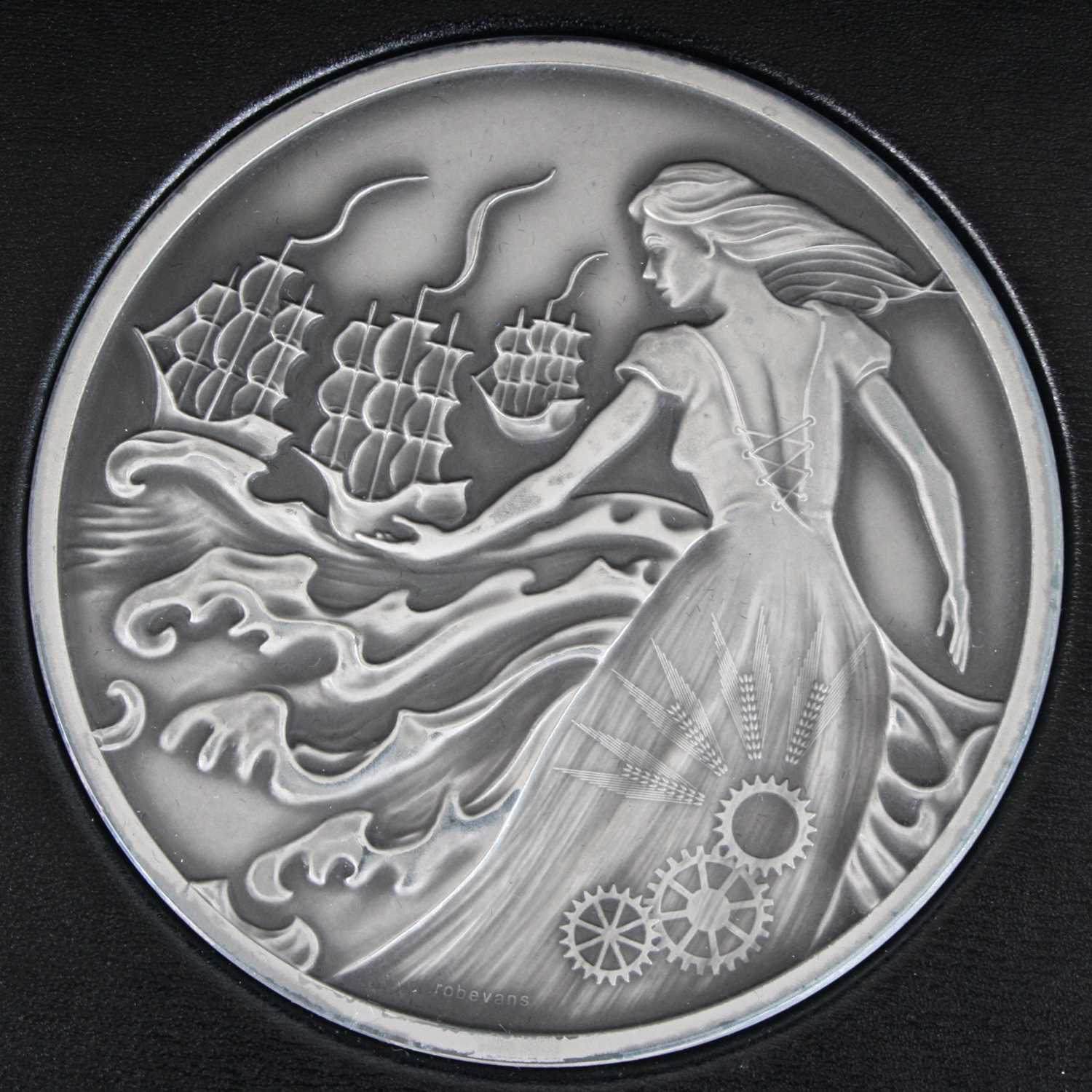 United Kingdom, The Royal Mint, 2011 Masterpiece Britannia Fine Silver Medal, limited edition no. - Image 2 of 2