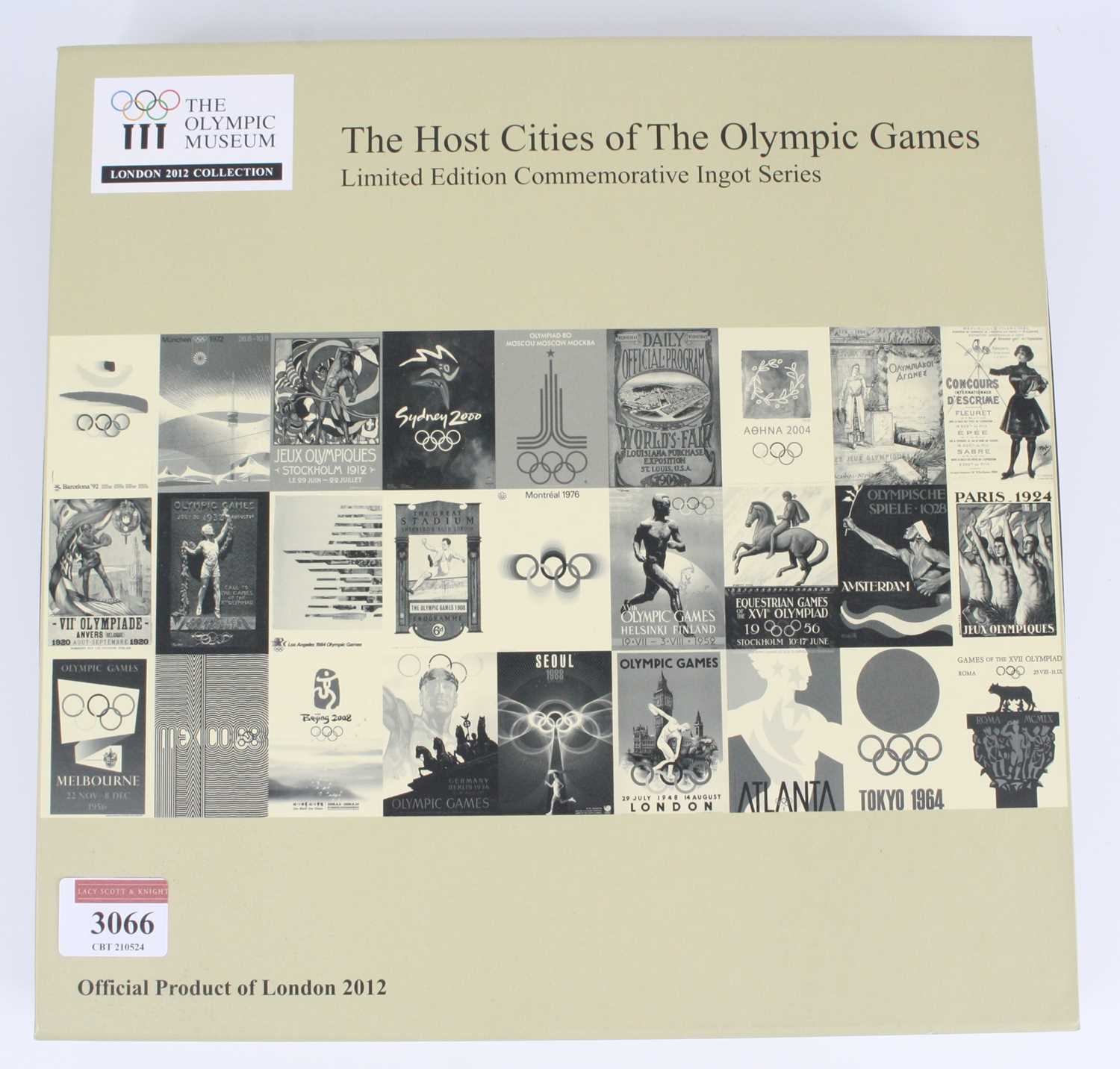 The Olympic Museum, The Host Cities of The Olympic Games Limited Edition Commemorative Ingot Series, - Bild 4 aus 4