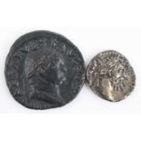 Roman, Septimius Severus 193-211AD, AR denarius, obv: head of Septimius Severus, laureate, right,