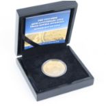 Gibraltar, 2019 The Concorde 50th Anniversary Gold Proof Double Sovereign, obv: Elizabeth II above