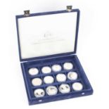 World, a collection of silver coins being Elizabeth II commemorative examples to include Fiji 1994