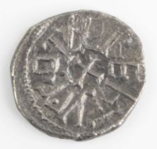 Kingdom of Northumbria, (Kingdom of the British Isles and Frisia), Eadberht (737-758) 1 sceatta,