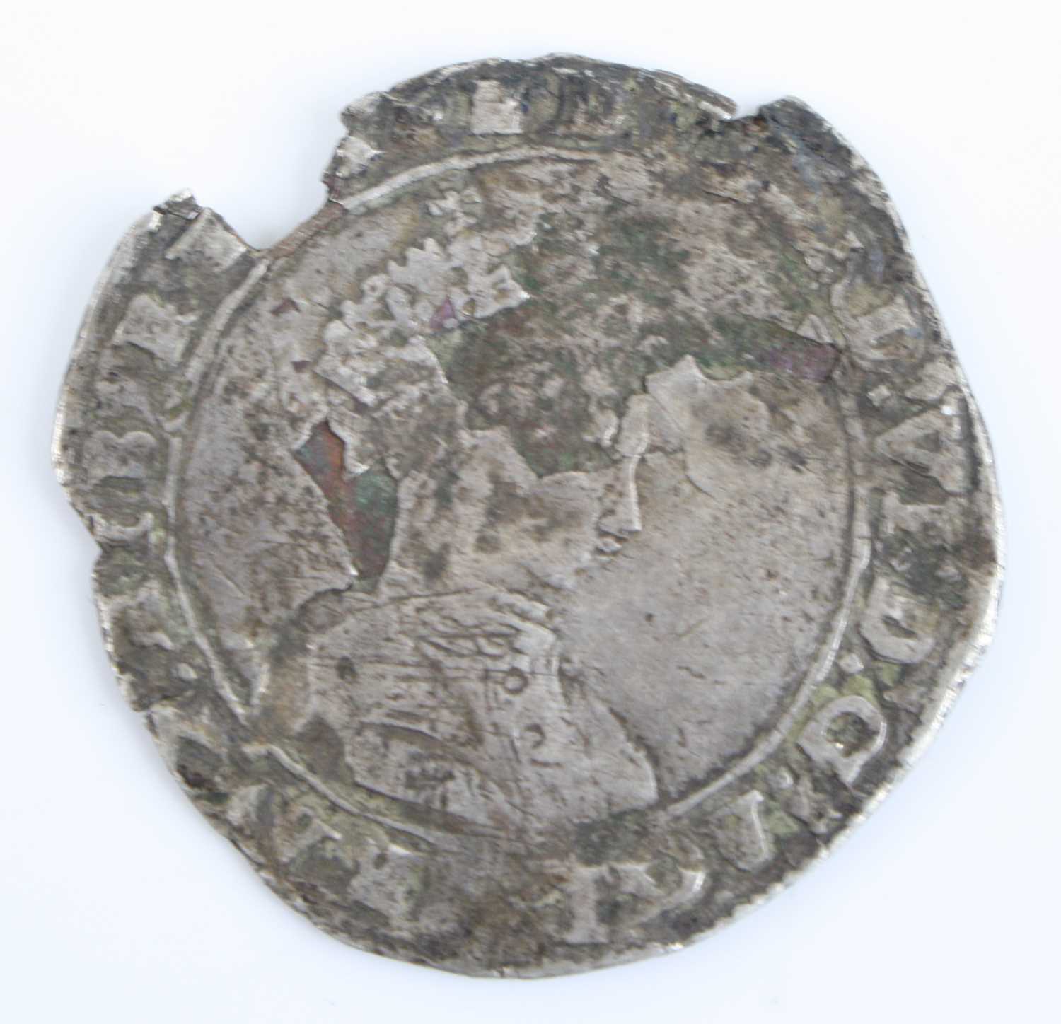 World, a collection of coins to include England Edward VI? shilling (poor), Morocco 1871 4 falus,