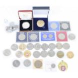 The Royal Mint, 2002 The Queen's Golden Jubilee Commemorative Silver Medal, cased with