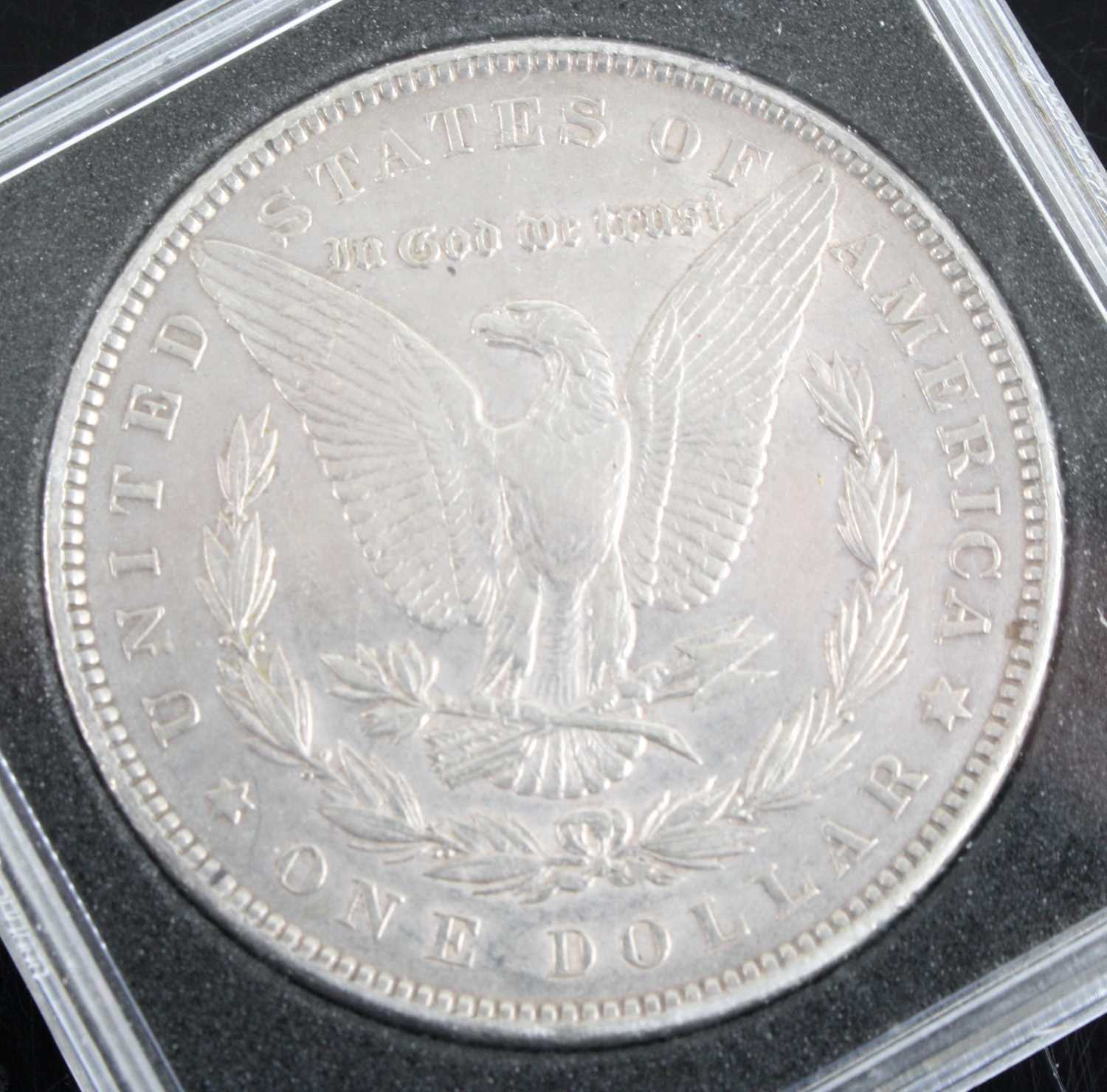 United States of America, 1886 silver Morgan dollar, obv. Liberty head above date, rev. spread eagle - Image 2 of 3