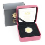 Royal Canadian Mint, Canada 2018 QE II Coronation 1/4oz Gold Proof Coin, obv: Elizabeth II, rev: