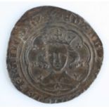 England, Edward III (1327-1377) groat, obv: crowned facing bust within legend, rev: long cross