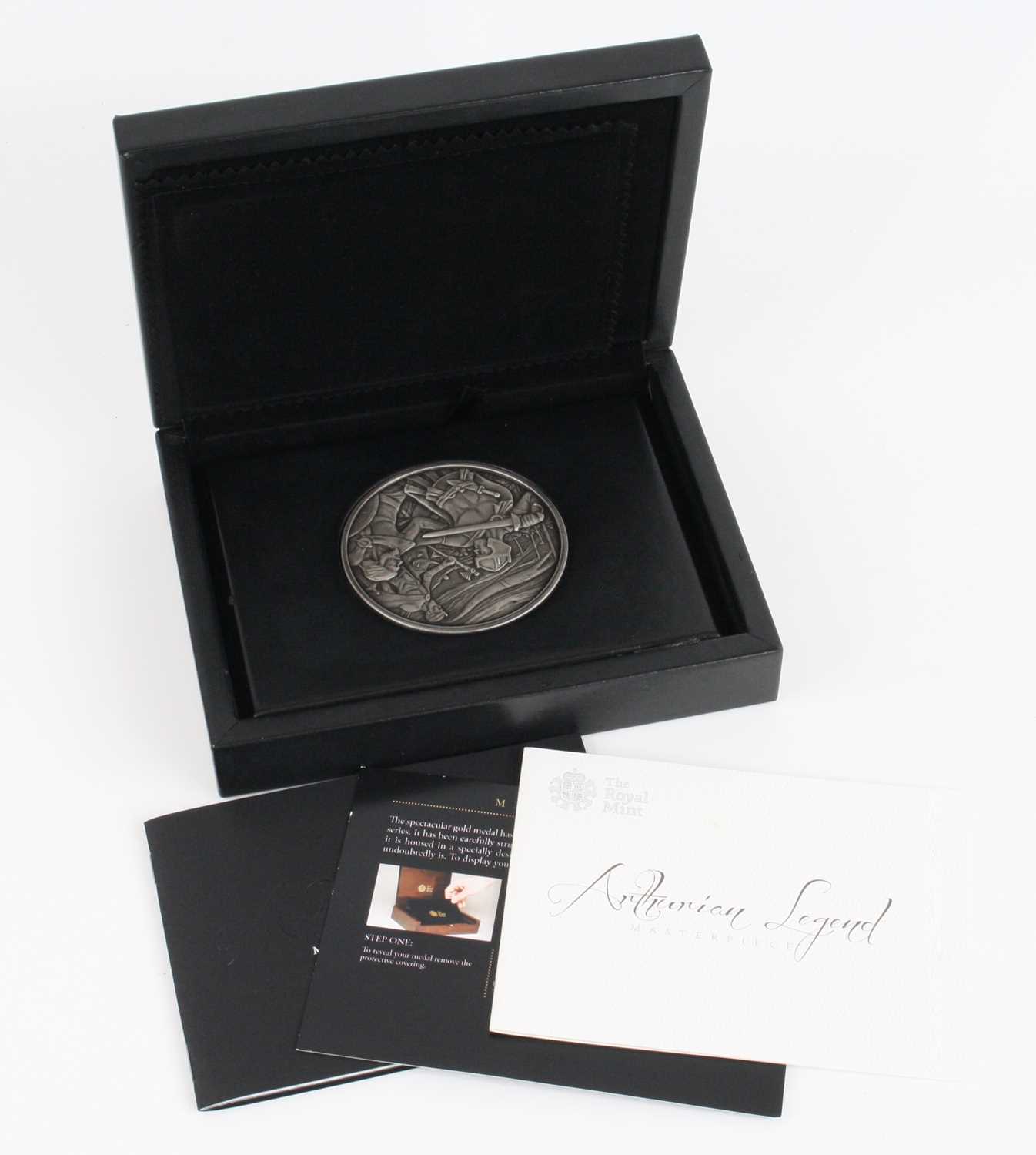 United Kingdom, The Royal Mint, Arthurian Legend Masterpiece 8oz commemorative medal, limited
