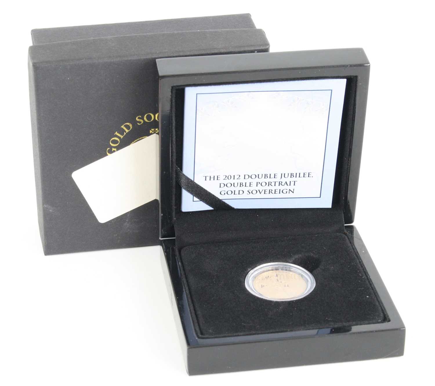 Tristan Da Cunha, The 2012 Double Jubilee Double Portrait Gold Sovereign, with certificate in