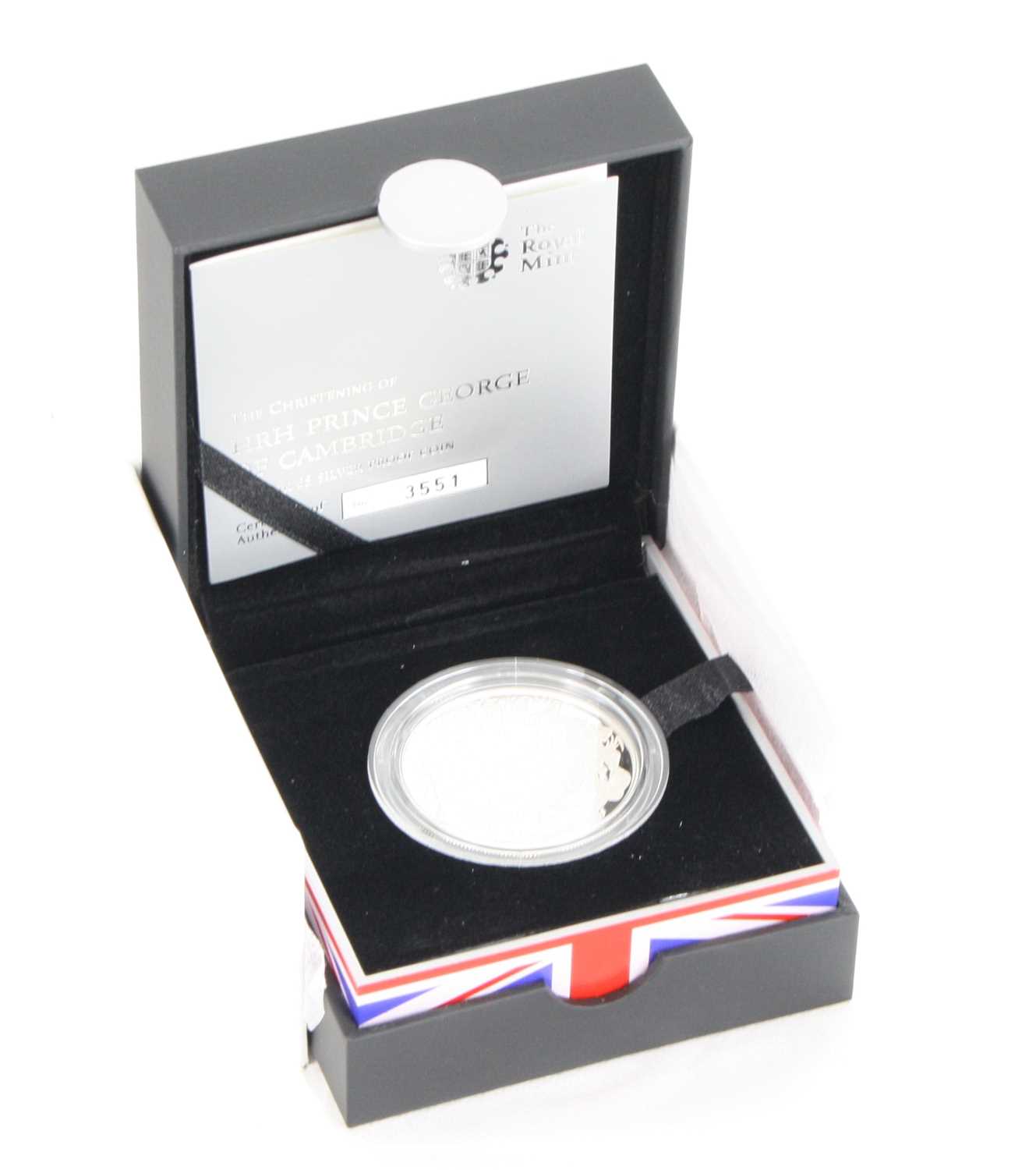 United Kingdom, The Royal Mint, The Christening of H.R.H. Prince George of Cambridge, 2013 Silver