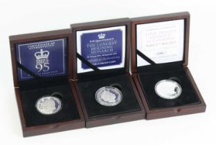 Bailiwick of Guernsey, 2015 H.M. Queen Elizabeth II The Longest Reining Monarch Silver Proof £5,
