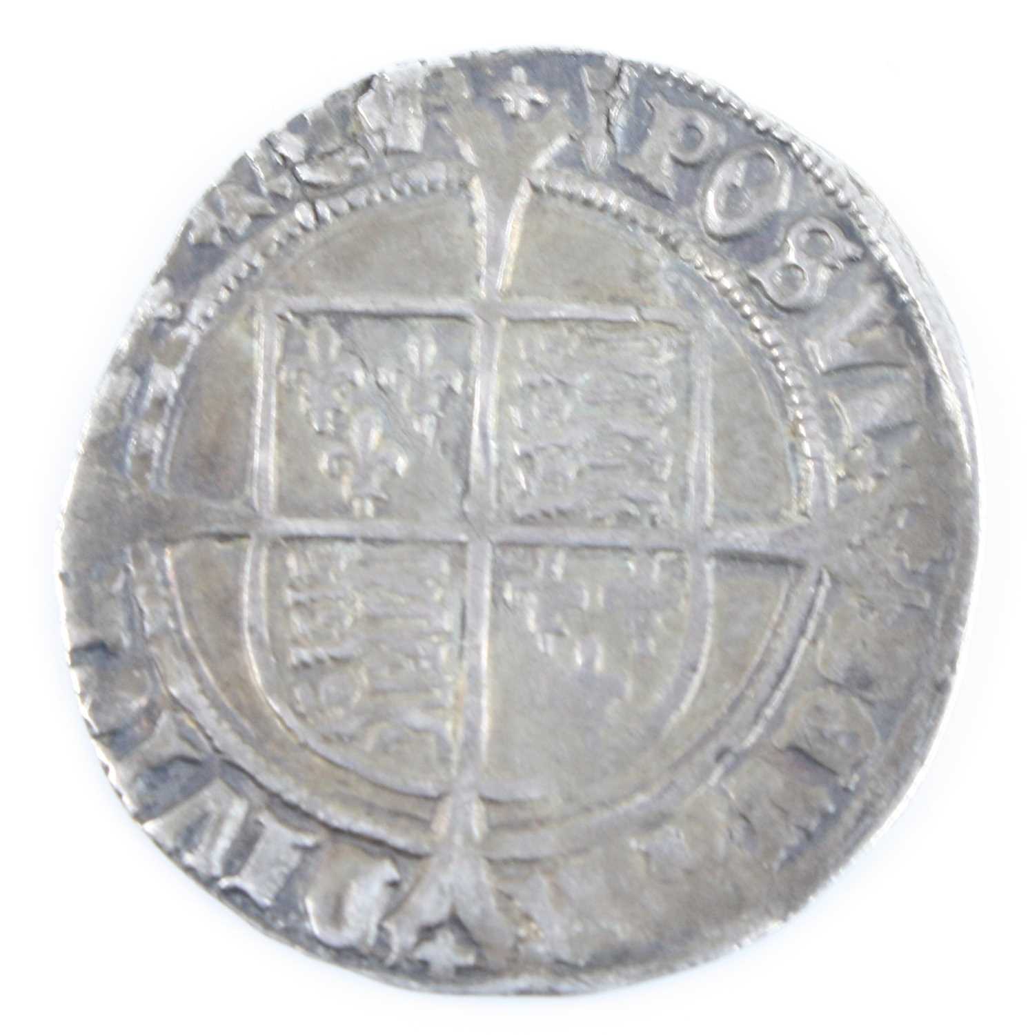 England, Henry VIII (1509-1547) groat, 2nd coinage (1526-44), obv: crowned and draped bust facing - Image 2 of 2