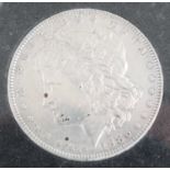 United States of America, 1886 silver Morgan dollar, obv. Liberty head above date, rev. spread eagle