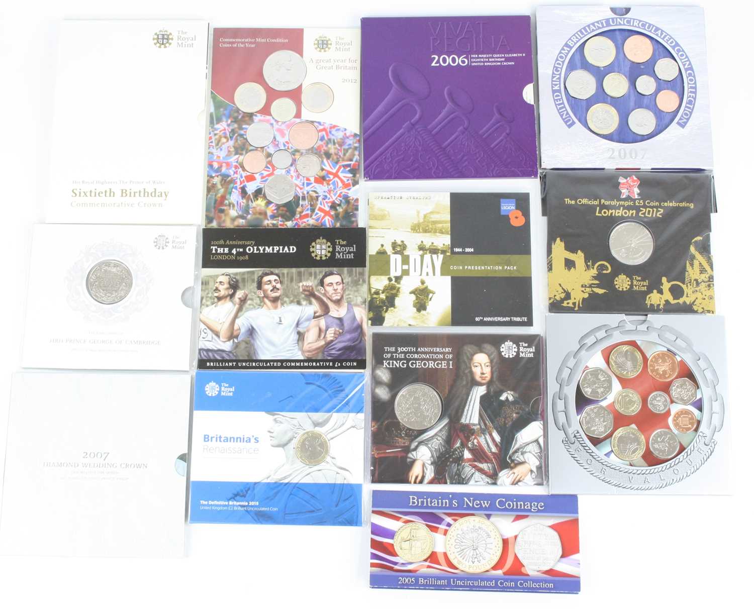 United Kingdom, a collection of Royal Mint and other Brilliant Uncirculated Coin sets to include