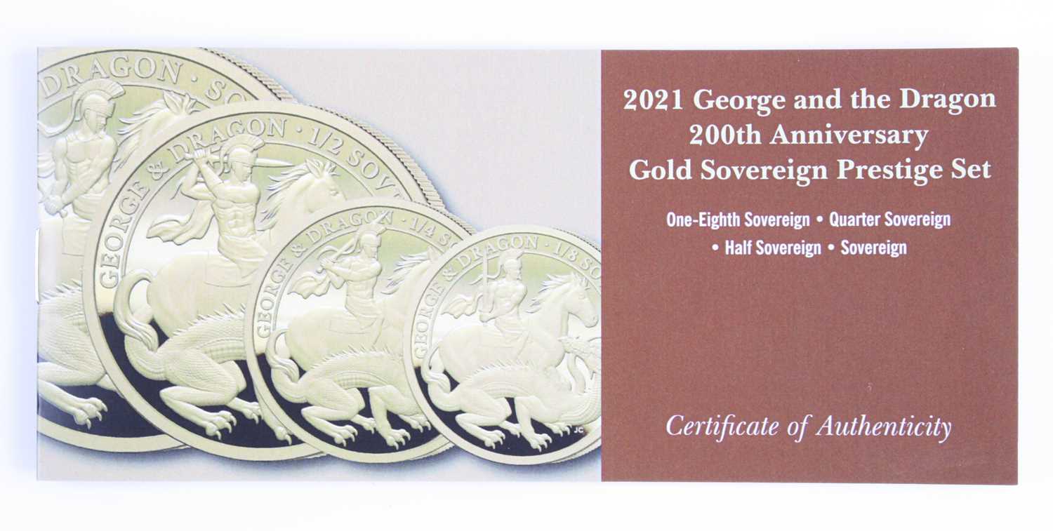 Hattons of London, The 2021 George and the Dragon 200th Anniversary Gold Sovereign Series, eight - Image 18 of 24