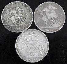 Great Britain, 1820 crown, George III laureate bust above date, rev: St George and Dragon within