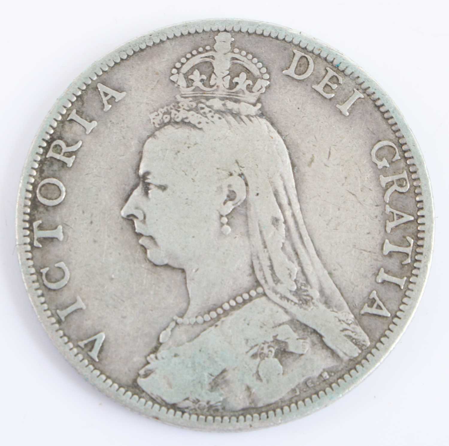 Great Britain, 1885 half crown, Victoria young bust, rev: crowned quartered shield within wreath, - Image 3 of 5