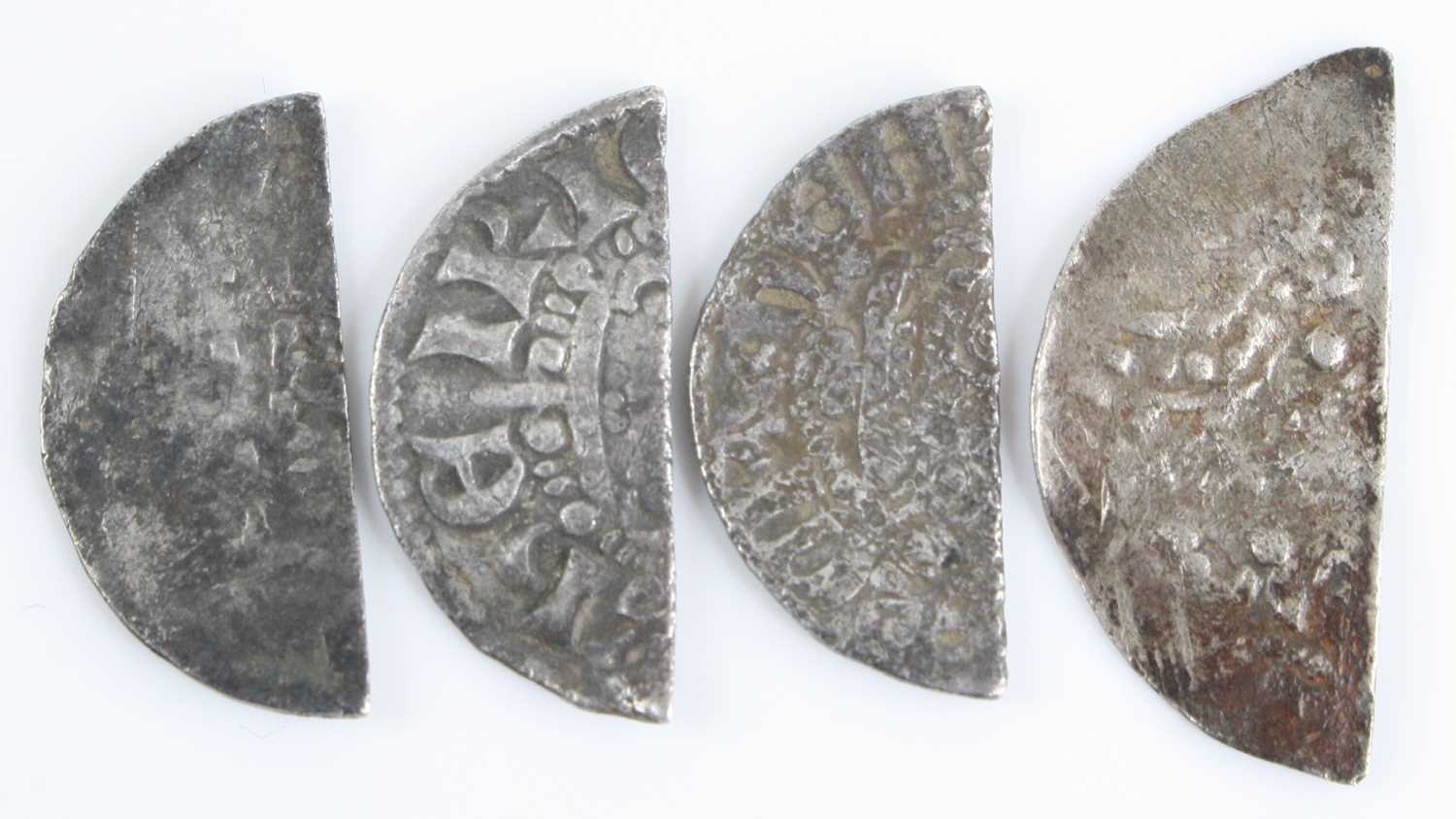 England, Edward III (1327-1377) groat, obv: crowned facing bust within legend, rev: long cross - Image 3 of 11