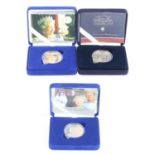 The Royal Mint, Her Majesty The Queen 1952-2002 Golden Jubilee Silver Proof Crown, together with a