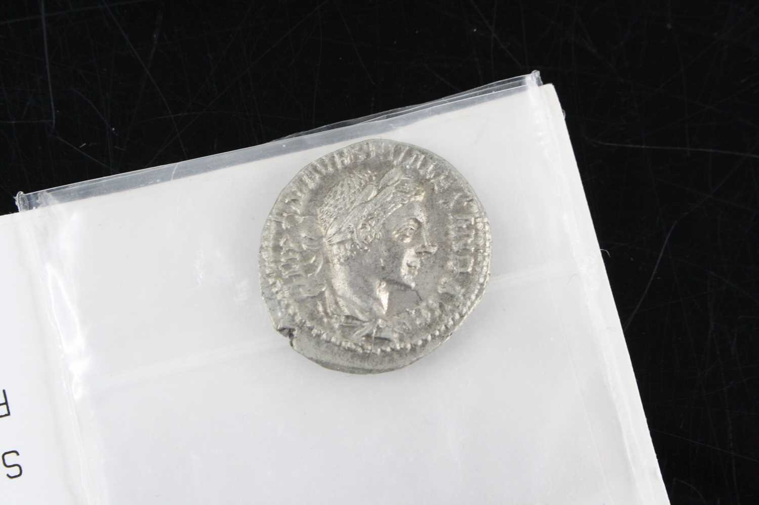 Roman Empire, Vespasian (77-78) silver denarius, obv: laureate bust right, rev: Ceres standing - Image 3 of 5