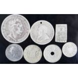World, a large collection of miscellaneous coins to include Japan 1854-1865 Ansei 1 bu, Germany 1898