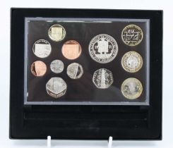 The Royal Mint, The 2009 UK Proof Coin Set, five pounds to one penny to include Kew Gardens 50