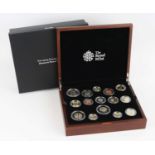 The Royal Mint, The 2014 United Kingdom Premium Proof Coin Set, to include eight circulating coins,