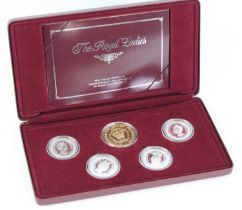 The Royal Australian Mint, The Royal Ladies, Silver Coin and Medallion Set, to commemorate the
