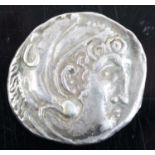 Kingdom of Macedonia, Alexander The Great silver tetradrachm, obv: bust of Hercules right, rev: Zues