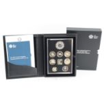 The Royal Mint 2016 United Kingdom Commemorative Proof Coin Set eight coins from £5 to 50p, housed