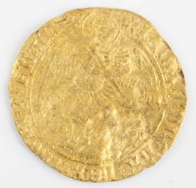 England, Henry VII (1485-1509) gold half Angel, obv; St Michael slaying the dragon, rev; ship with