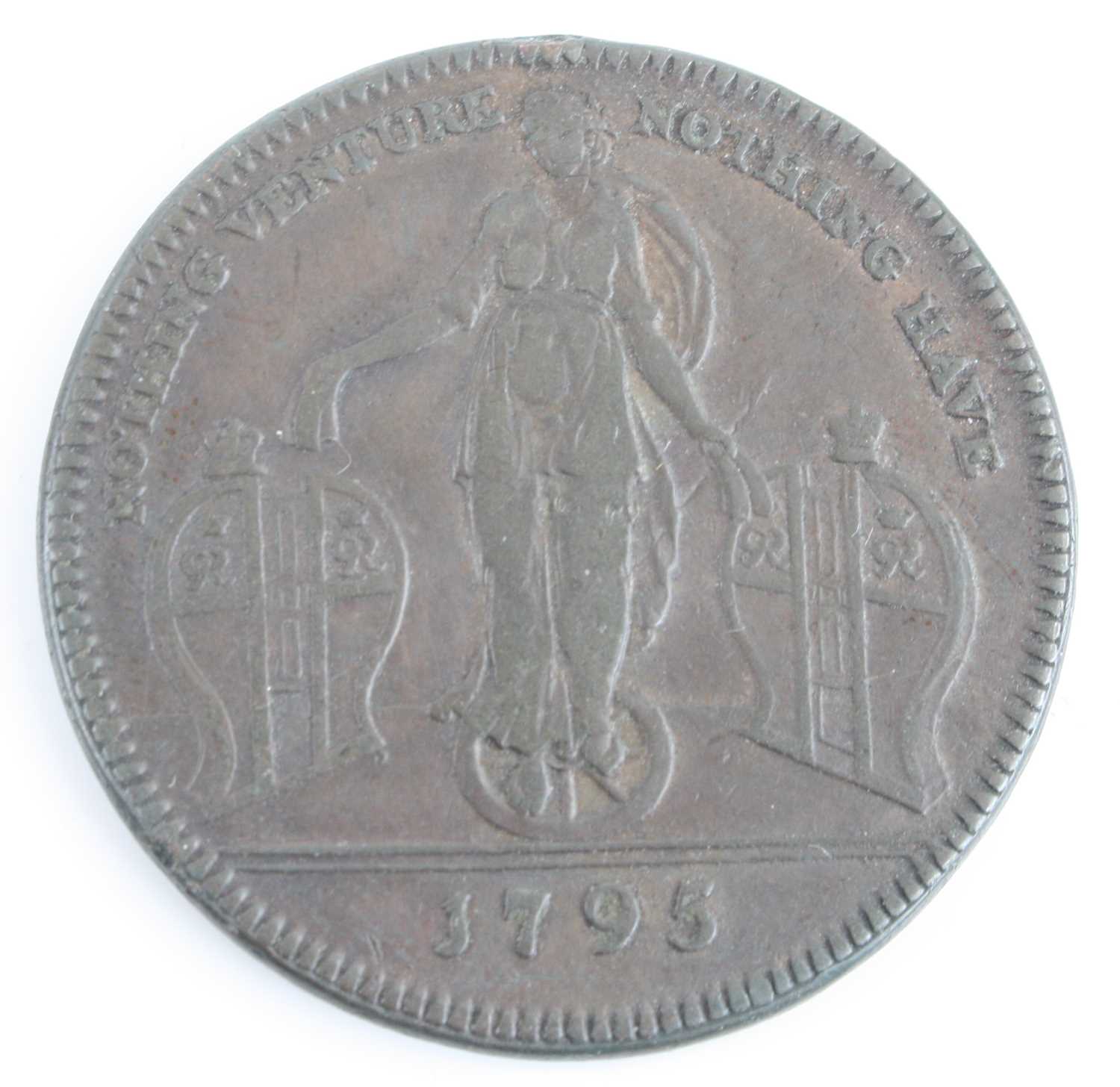 Great Britain, a late 18th century Anti-Slavery halfpenny token, obv: image of a kneeling slave - Image 3 of 7